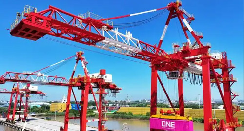 Suggested Supporting Scheme for Paint Coating of Port Machinery Steel Structures